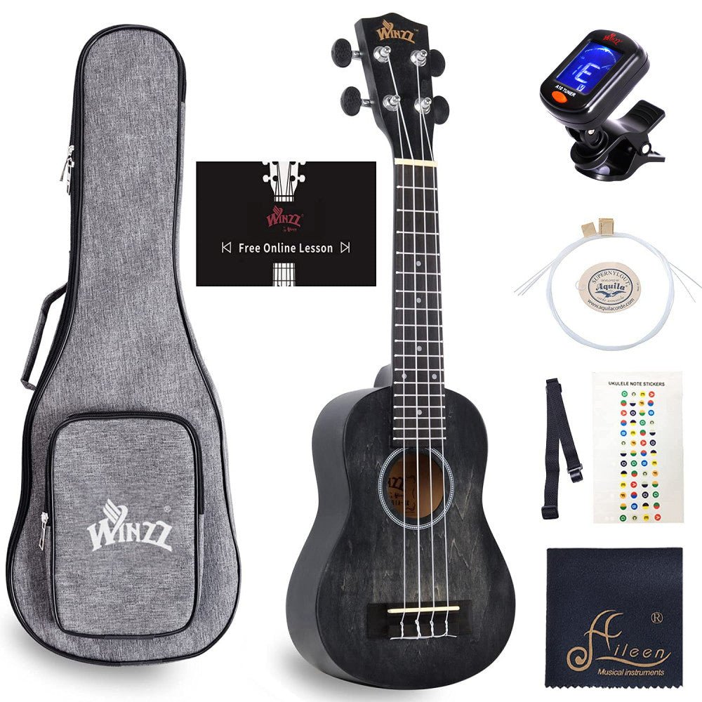 WINZZ HAND RUBBED Series-AU-H01A Vintage Hawaiian Beginner Ukulele - winzzguitars